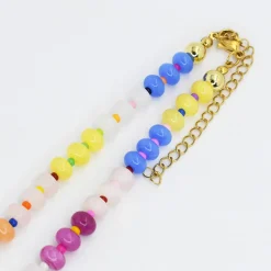 Vibrant Smooth Gemstone Necklace