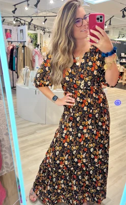 Vintage Floral Maxi Dress by Simply Southern