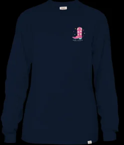 'Walk By Faith' Boots Long Sleeve Tee by Simply Southern