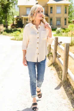 Want The Best Button Up Top