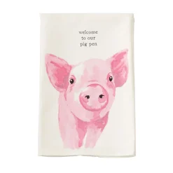Watercolor Farm Animal Towels by Mud Pie