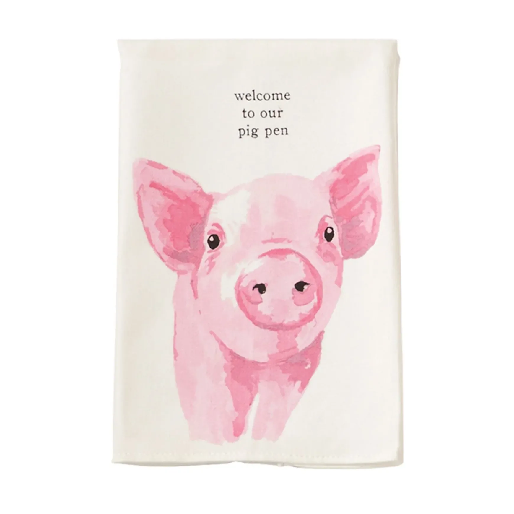 Watercolor Farm Animal Towels by Mud Pie