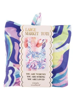 Watercolor Large Market Tote by Simply Southern
