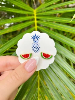 Watermelon Signature Enamel Studs by Prep Obsessed