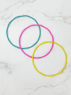 Wave Bangle Set of 3 - Multi