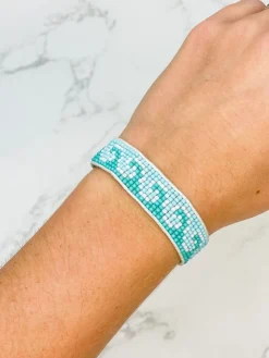 Waves Beaded Adjustable Bracelet