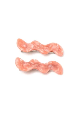 Wavy Clip Set Pink Pearl (Ships in 1-2 Weeks)