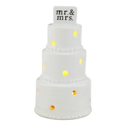 Wedding Cake Light-Up & Sound Sitter by Mud Pie