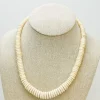 Western Ivory Stone Disc Necklace
