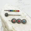 Western Rainbow Hair Pin Set of 3