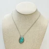 Western Semi-Precious Stone Pendant Necklace - Turquoise