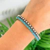 Western Studded Stretch Stack - Turquoise