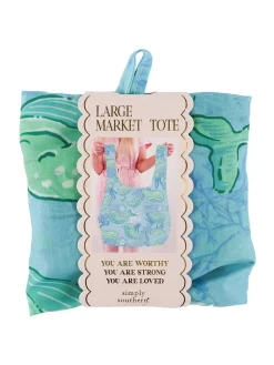 Whale Large Market Tote by Simply Southern