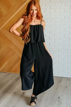 When All is Said and Done Spaghetti Strap Jumpsuit