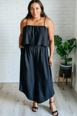 When All is Said and Done Spaghetti Strap Jumpsuit