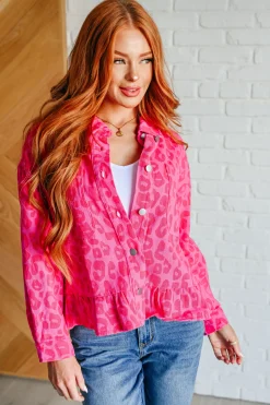 Wild At Heart Animal Print Button Down