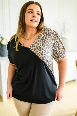 Wild Surprise V-Neck Top