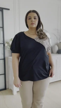 Wild Surprise V-Neck Top