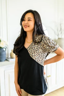 Wild Surprise V-Neck Top