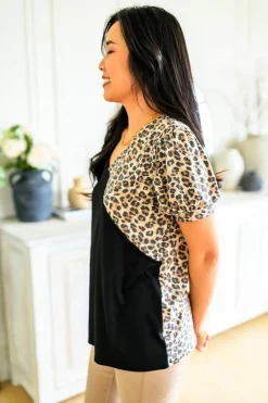 Wild Surprise V-Neck Top