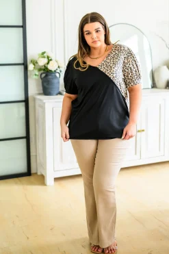 Wild Surprise V-Neck Top