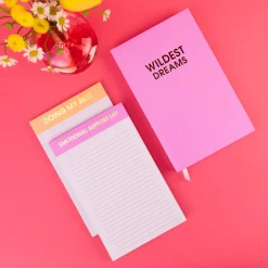 'Wildest Dreams' Lavender Hardcover Journal