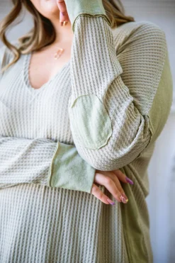 Winding Roads Top In Sage