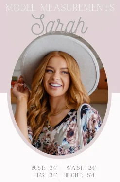 Wistful Wishes Floral Henley Bodysuit