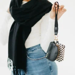 Wonderlust Woven Dual Pouch Wristlet by Pretty Simple