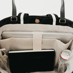 Woven Tiffany Organizer Tote Bag by Pretty Simple