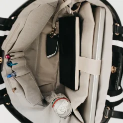 Woven Tiffany Organizer Tote Bag by Pretty Simple