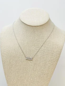 XOX Cubic Zirconia Pendant Necklace