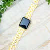 Yellow Chick Printed Silicone Smart Watch Band - One Size