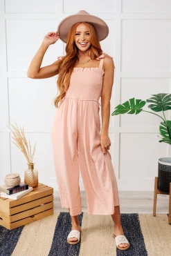 You Swoon, You Sigh Ruffle Neckline Jumpsuit