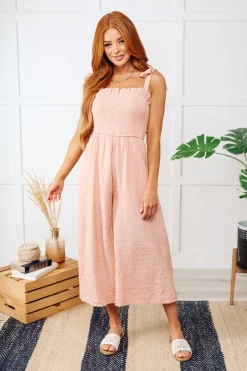 You Swoon, You Sigh Ruffle Neckline Jumpsuit