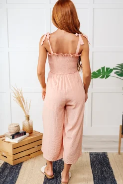 You Swoon, You Sigh Ruffle Neckline Jumpsuit