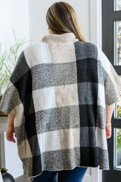 Your Next Favorite Roll Neck Sweater Poncho