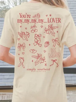 Youth 'Lover' Valentine Short Sleeve Tee by Simply Southern