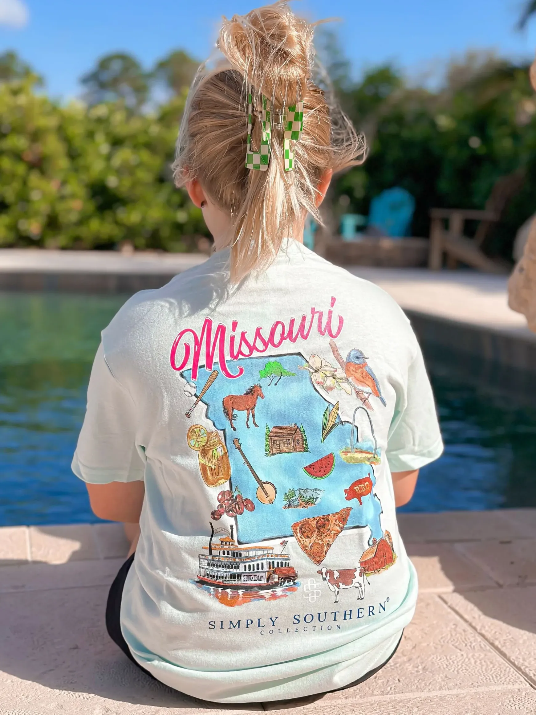 Youth Missouri State Short Sleeve Tee by Simply Southern