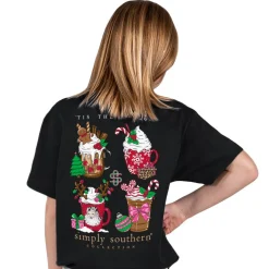 Youth 'Tis The Season' Christmas Short Sleeve Tee by Simply Southern