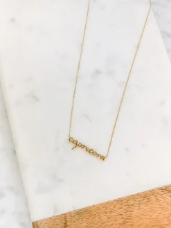 Zodiac Name Plate Necklaces
