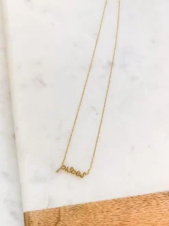 Zodiac Name Plate Necklaces
